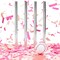 Pink Baby Girl Gender Reveal Confetti Wands for Baby Shower (13.85 in, 5 Pack)